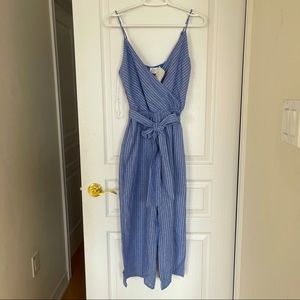 Blue jumpsuit